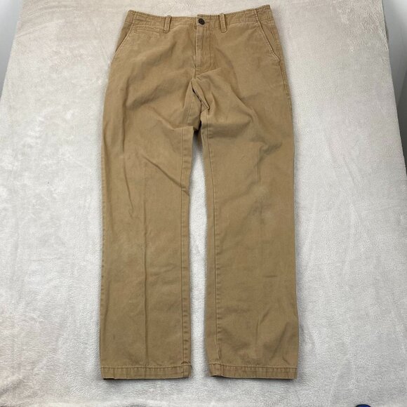 Old Navy Men's Khaki Pants 32x32 Straight-Leg Cotton-Poly Blend - Picture 16 of 16